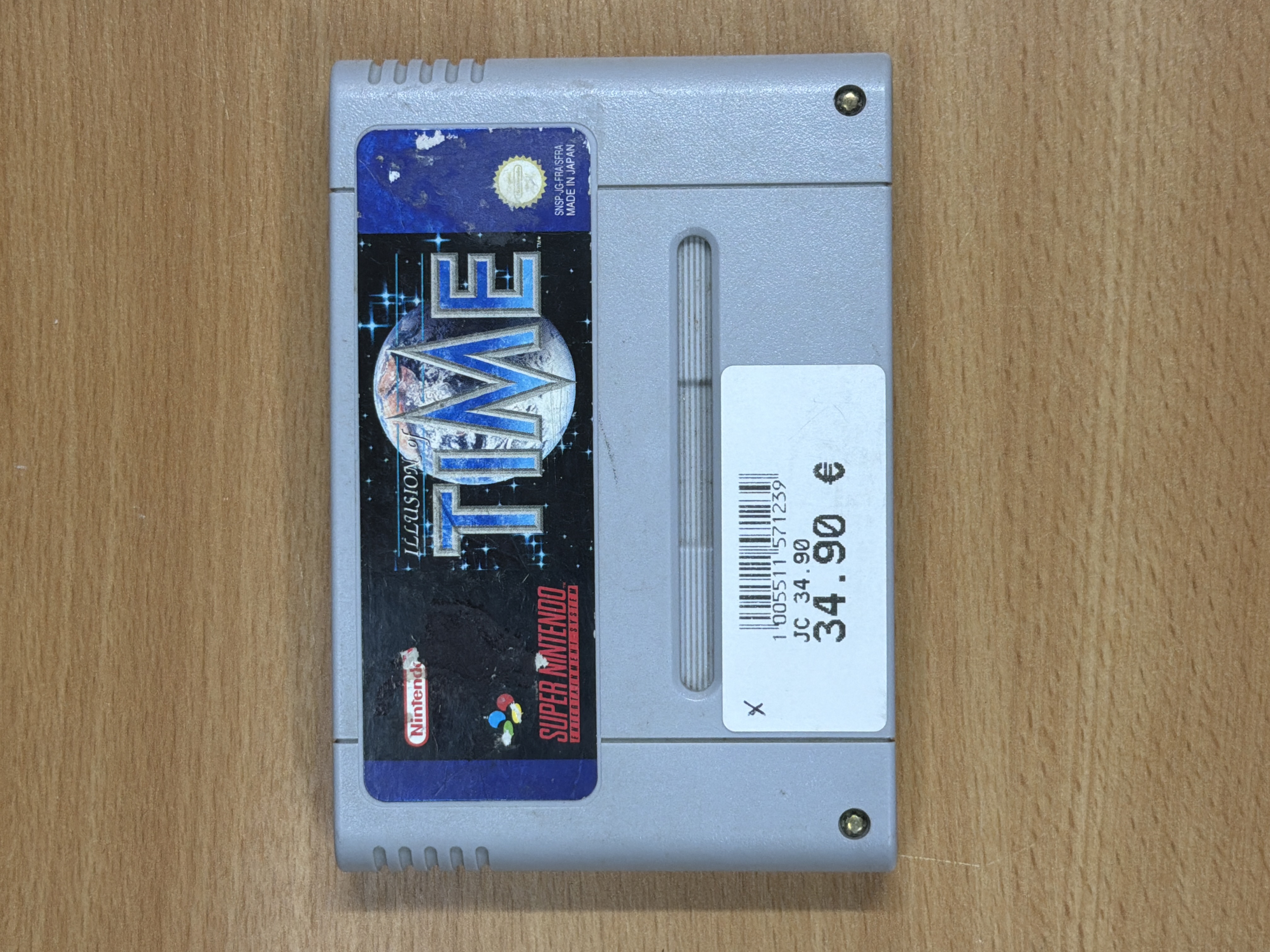 Illusion of Time Super Nintendo SNES