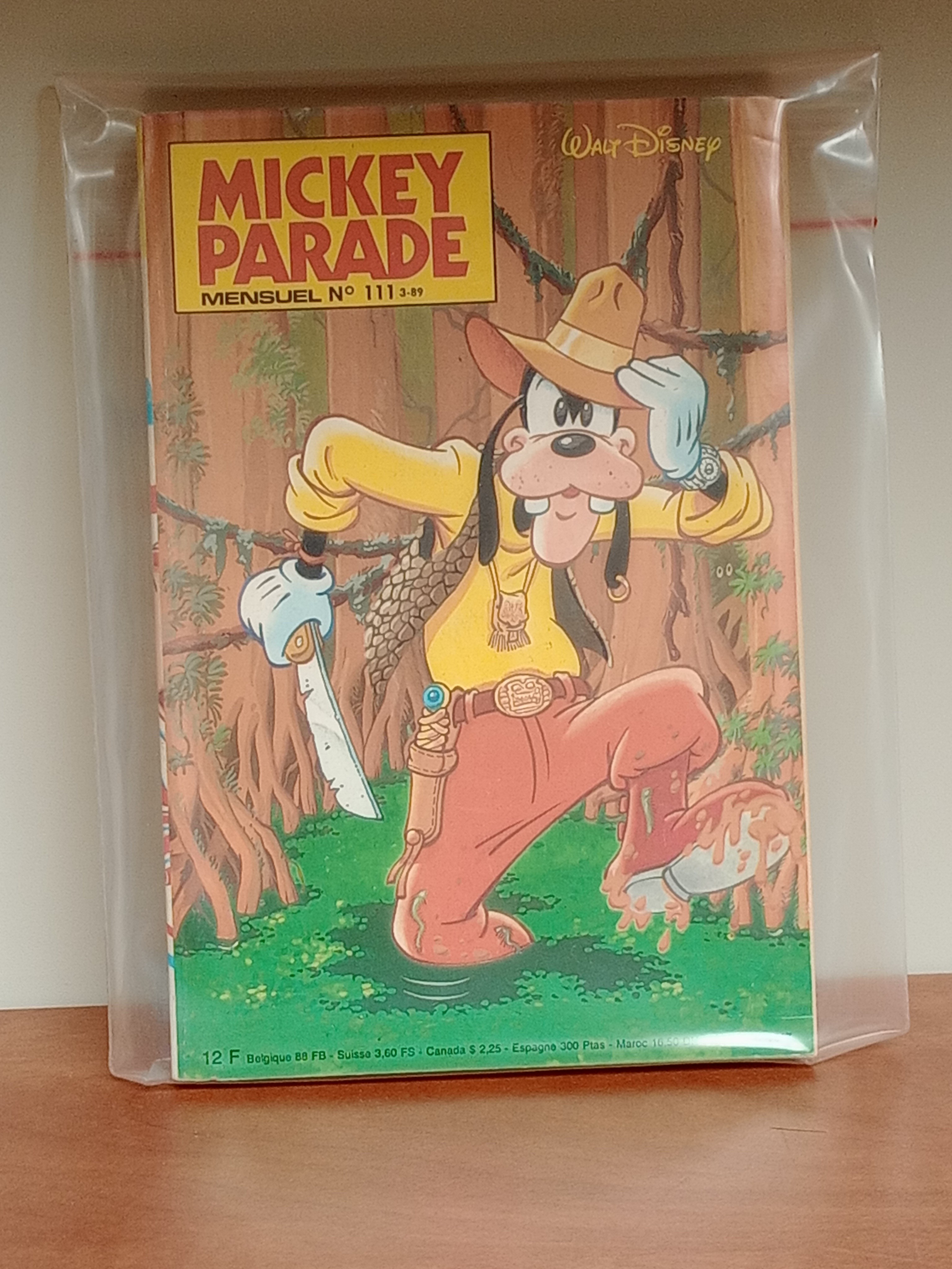 Mickey Parade mensuel n°111 mars 1989 Walt Disney