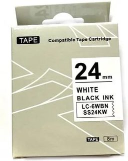 Puty Ss24Kw ruban de remplacement Epson Lc 6Wbn 24Mm blanc/noir (6936035907028)
