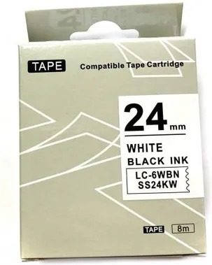 Puty Ss24Kw ruban de remplacement Epson Lc 6Wbn 24Mm blanc/noir (6936035907028)