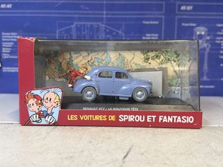 Renault 4CV La Mauvaise Tête - Les voitures de Spirou et Fantasio
