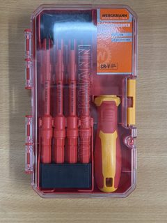 Werckmann 3207273 coffret tournevis VDE 9 pièces à embouts interchangeables