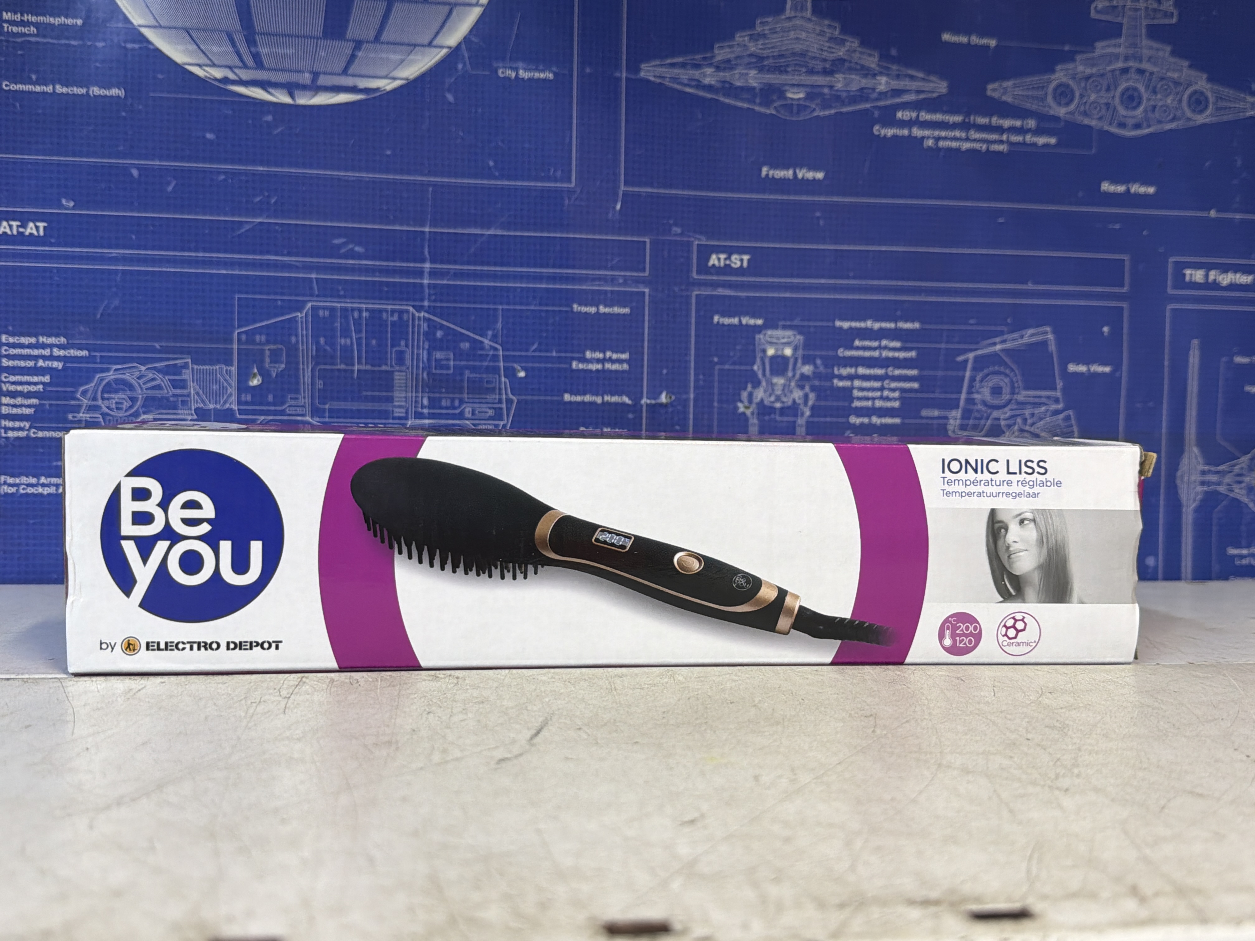 BE YOU BY-SBV01 brosse lissante ionique