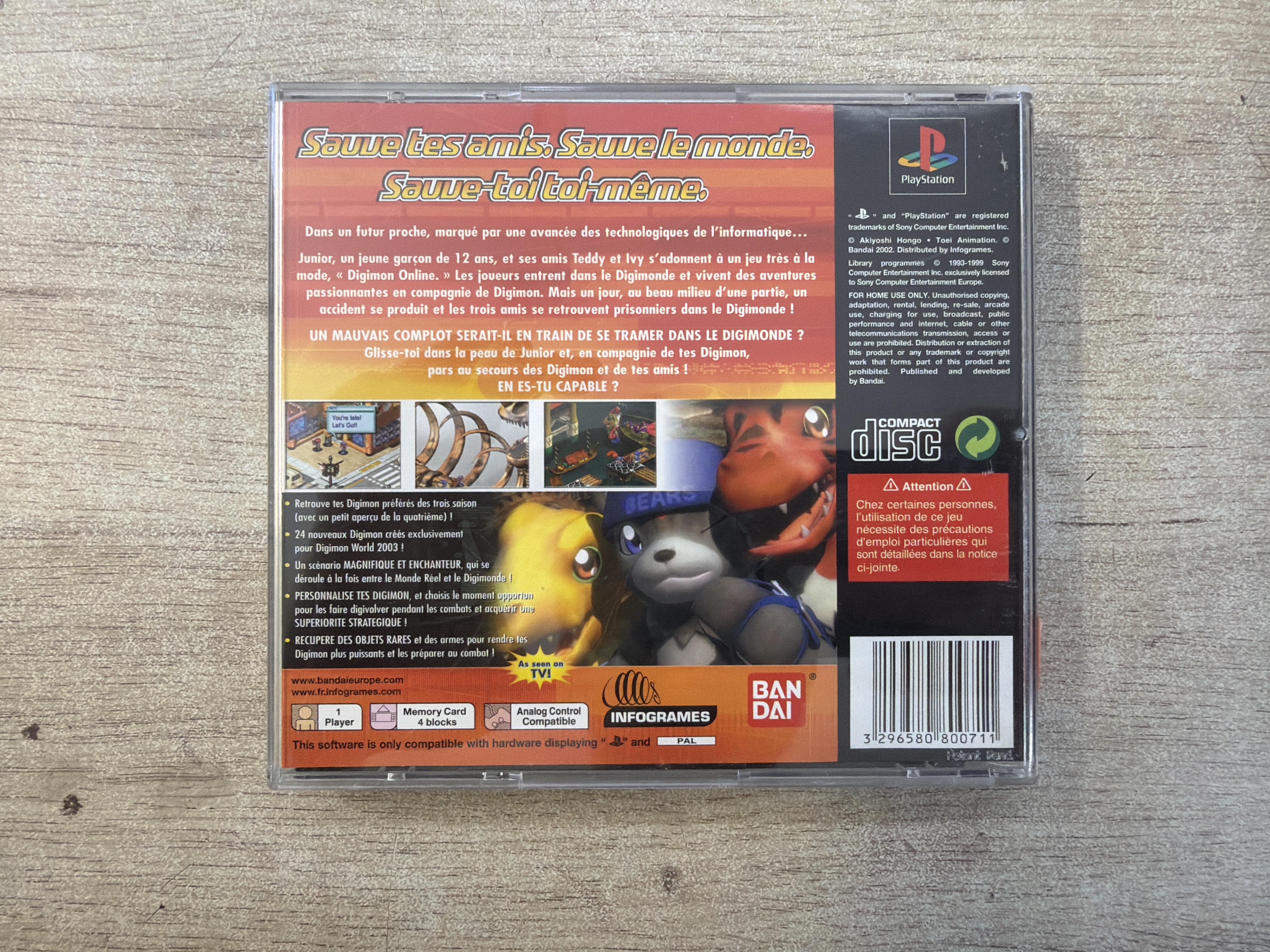 Digimon World 2003 PS1 PlayStation 1 PAL — photo 3