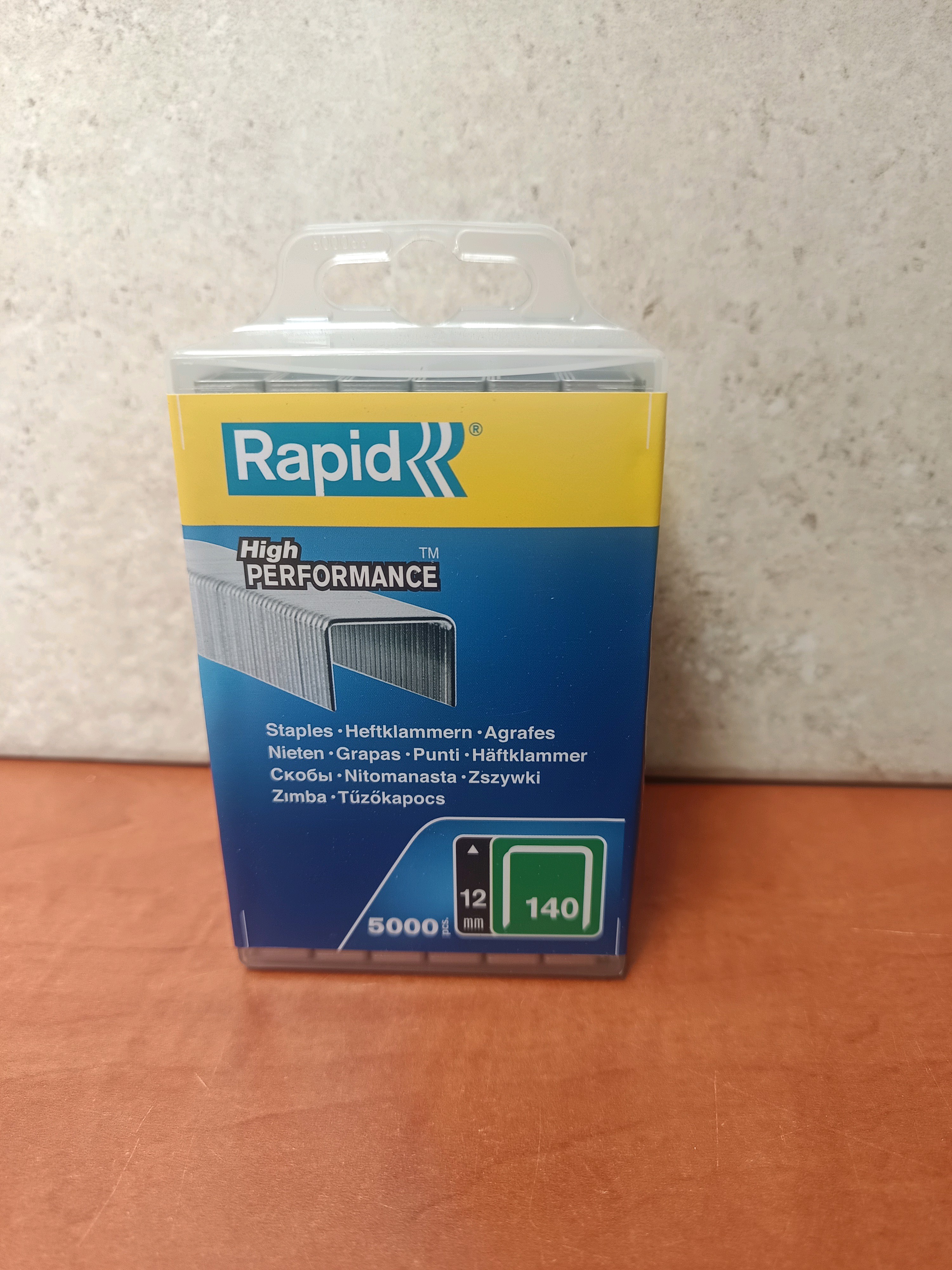 Agrafes Rapid High Performance type 140, 12 mm (boîte de 5000)