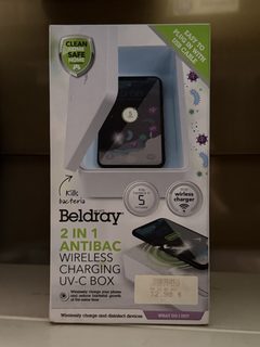 Beldray Antibac boîte UV-C avec chargeur sans fil 5 W