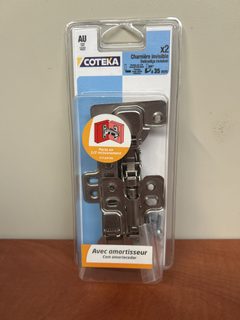 COTEKA charnières avec amortisseur (x2)