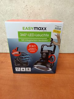 EASYmaxx 360°-LED-Leuchte – lampe avec ventilateur intégré (2 en 1)