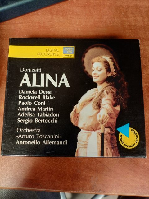 CD opéra Donizetti Alina Antonello Allemandi