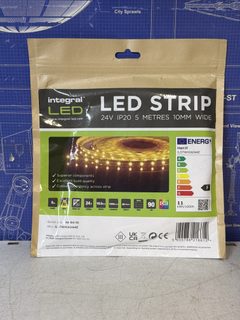 Ruban LED Integral LED ILSTWHIA044E 5 m 24V blanc chaud