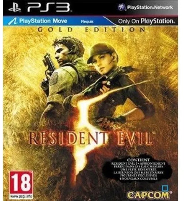 Resident Evil 5 Gold Edition PlayStation 3 compatible Move