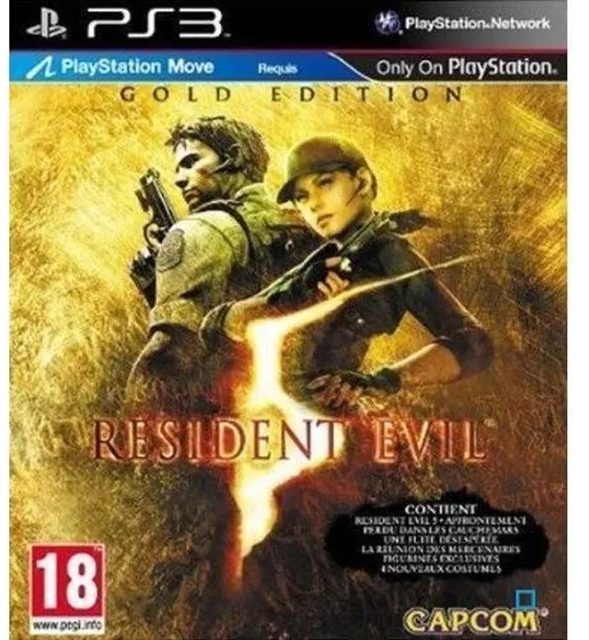 Resident Evil 5 Gold Edition PlayStation 3 compatible Move