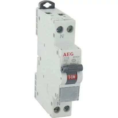 Lot 5 disjoncteurs GE AEG 16 A 1 module