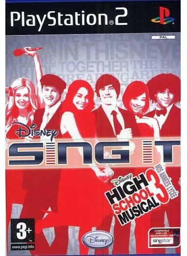 Disney Sing It High School Musical 3 Senior Year PS2