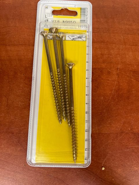Vis agglo 110 mm en blister