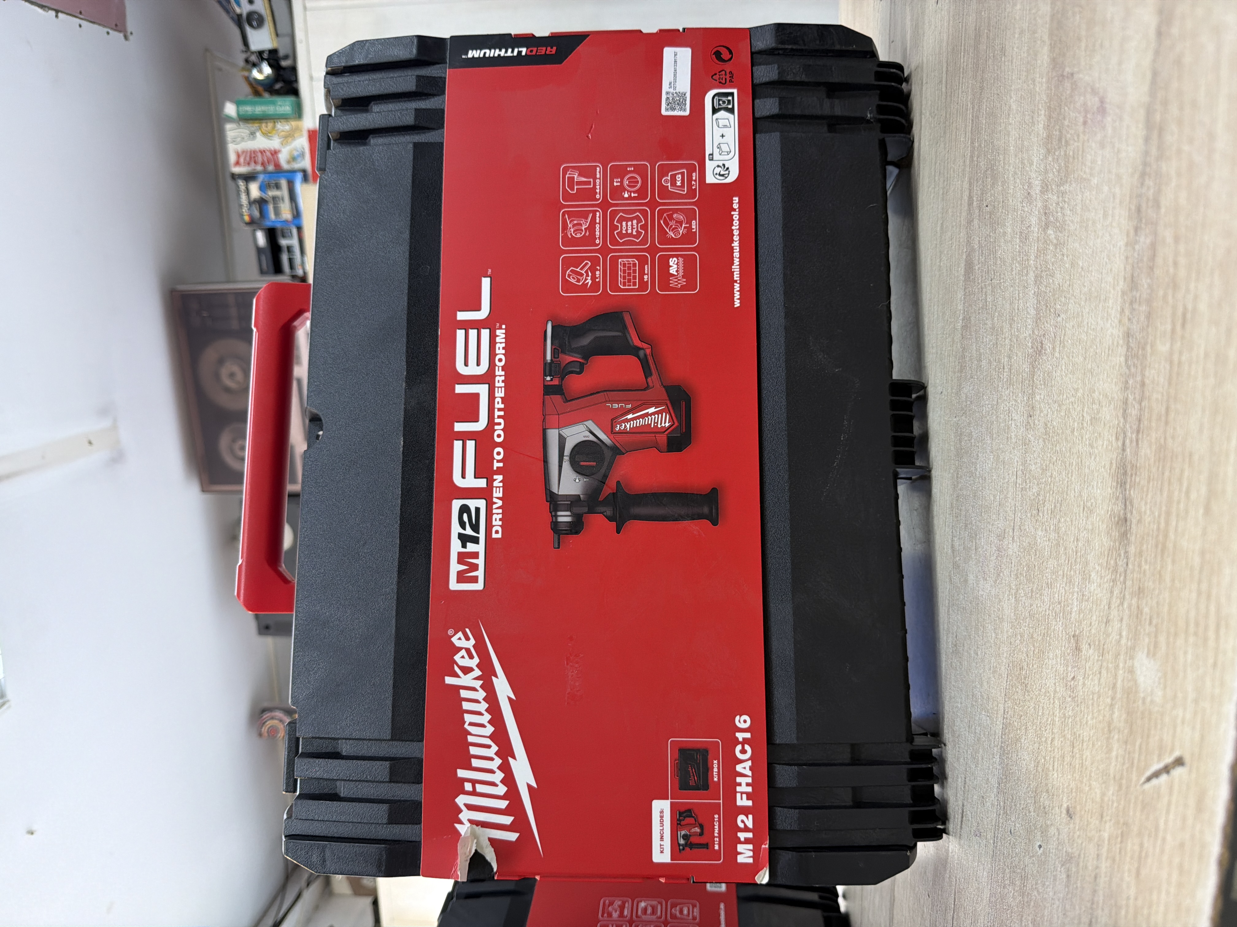 Milwaukee M12 FHAC16-0X perforateur SDS+ 16 mm FUEL 12V sans batterie