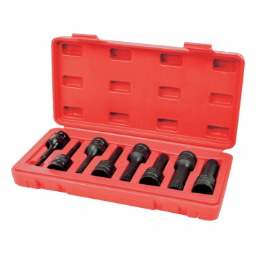 Coffret 8 douilles à choc XZN carré 1/2 Autobest 328741