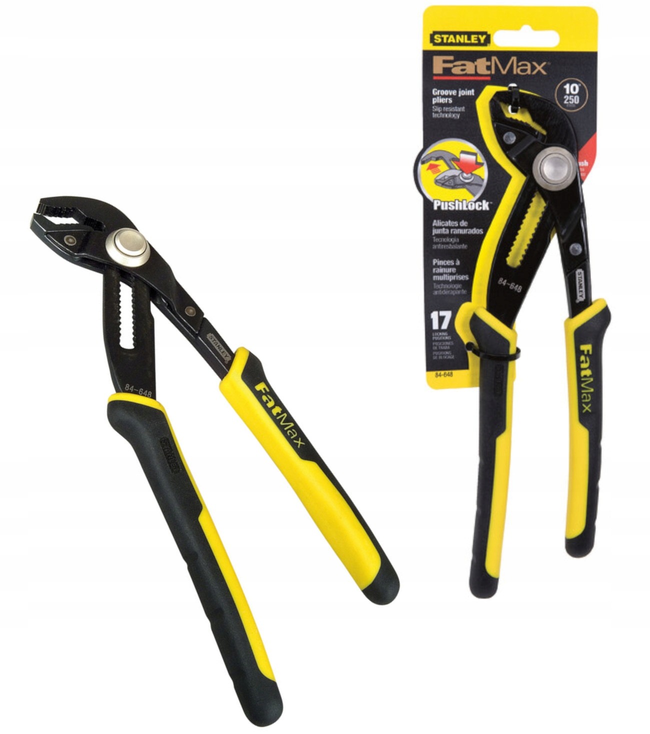 STANLEY FatMax pince multiprise PushLock 250 mm (0-84-648)