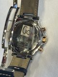 Montre GC X72025G7S chronographe, bracelet cuir noir — photo 2