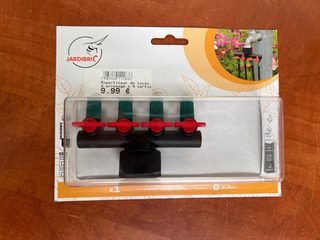 Jardibric répartiteur 4 voies pour micro-irrigation Ø 4.6 mm