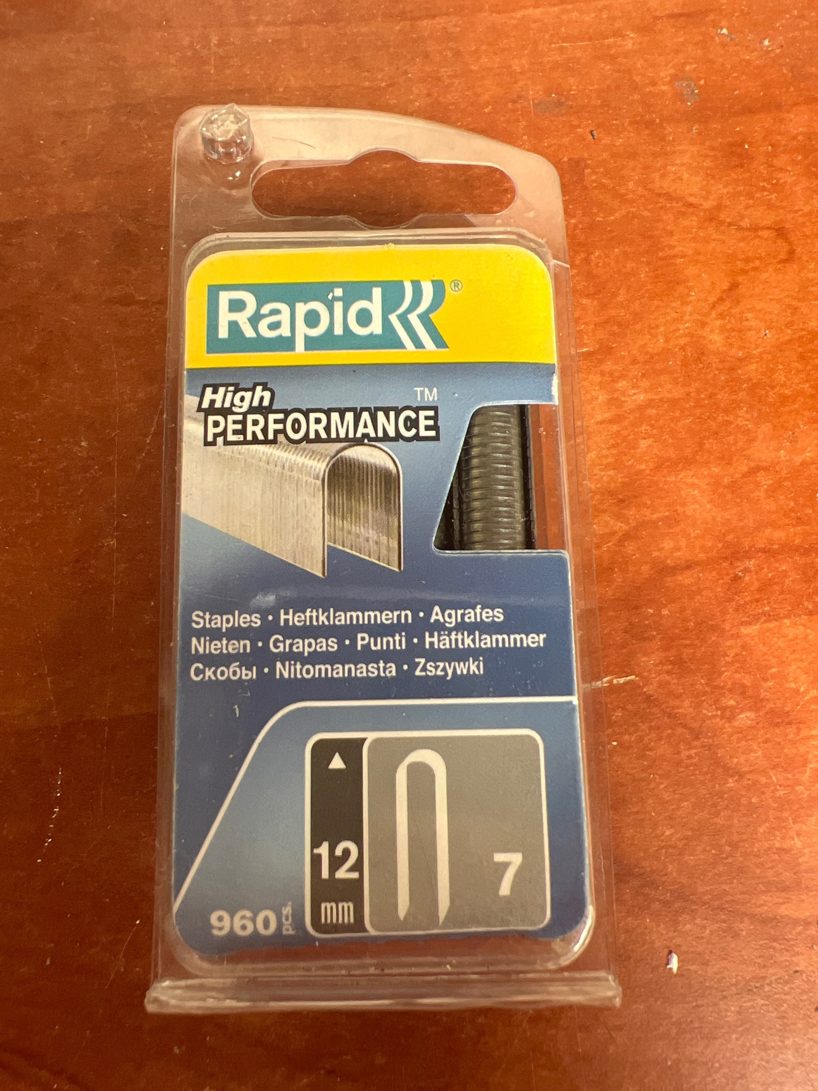Rapid High Performance agrafes 12 mm n°7