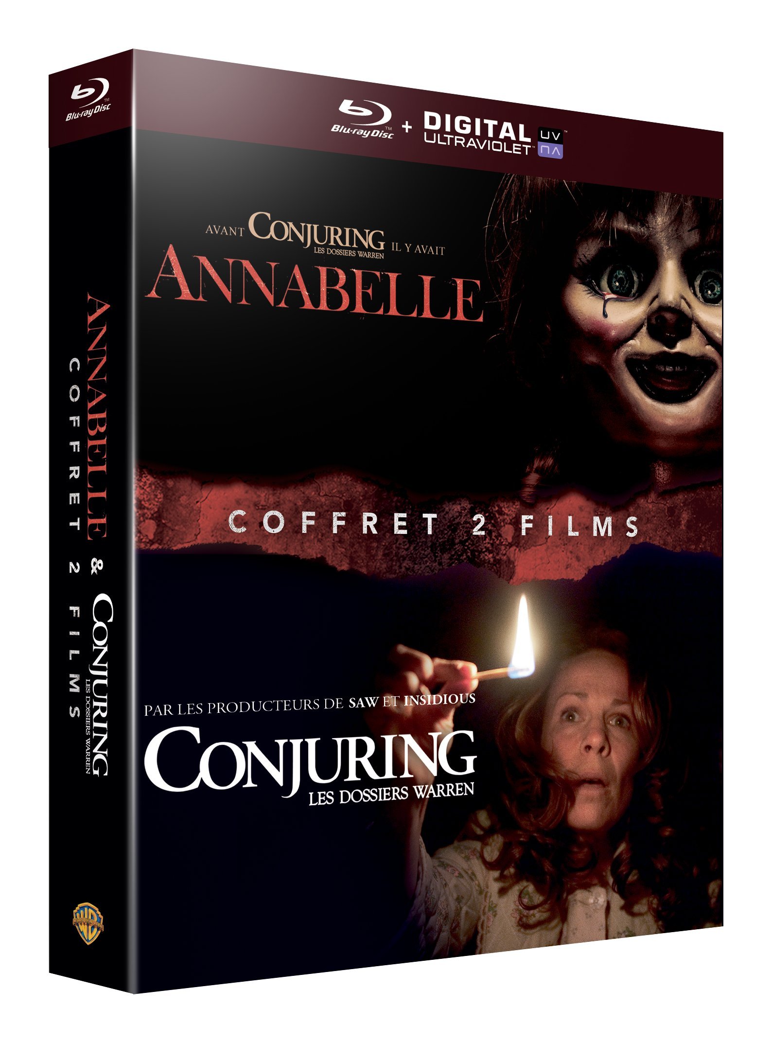 Annabelle + Conjuring : Les Dossiers Warren - Blu-Ray + Copie Digitale