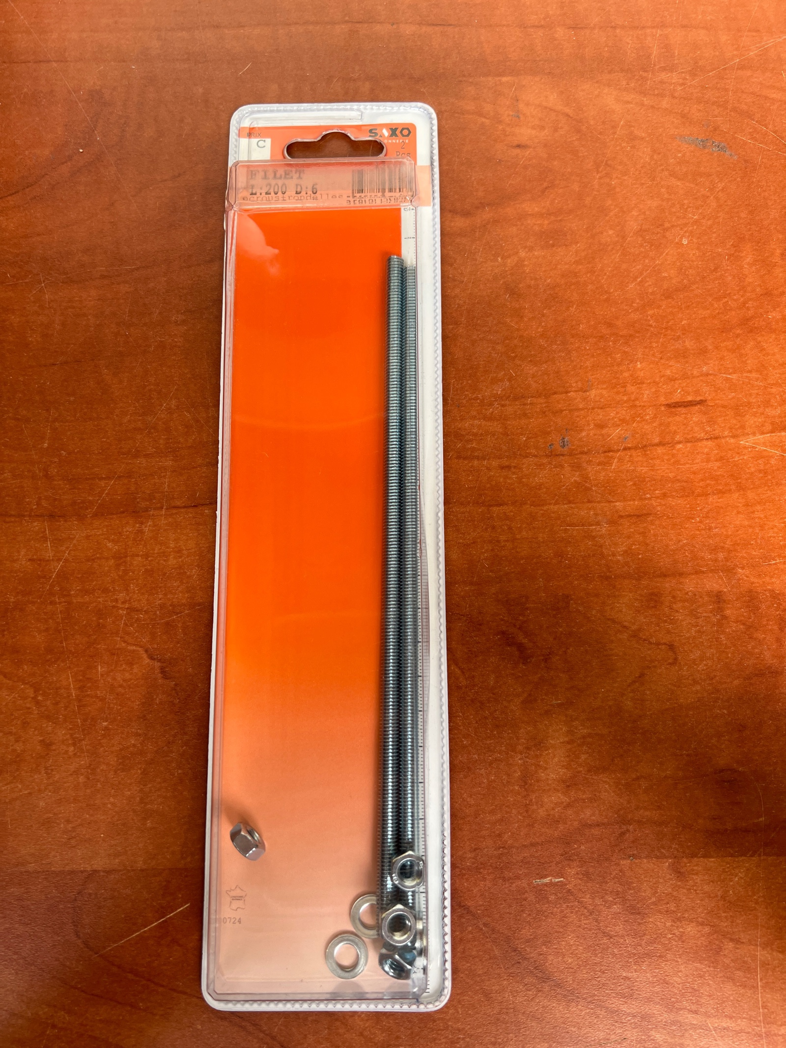 SAXO tiges filetées acier zingué (2 pcs) — photo 2