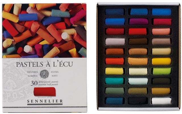 Coffret 30 demi-pastels secs Sennelier À l'écu