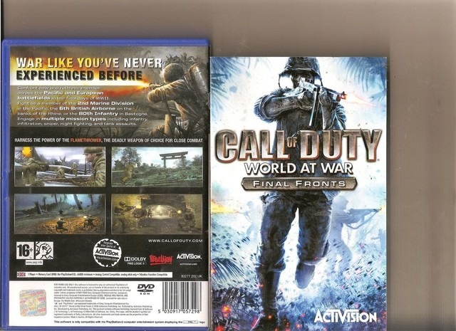 Call of Duty World at War Final Fronts PS2