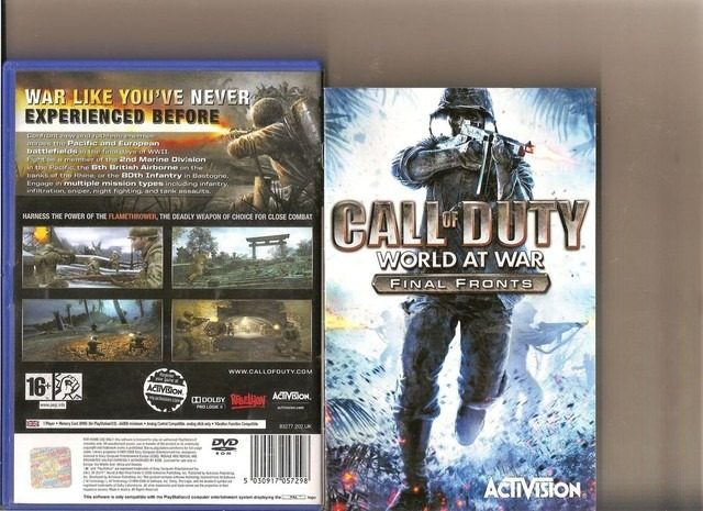 Call of Duty World at War Final Fronts PS2