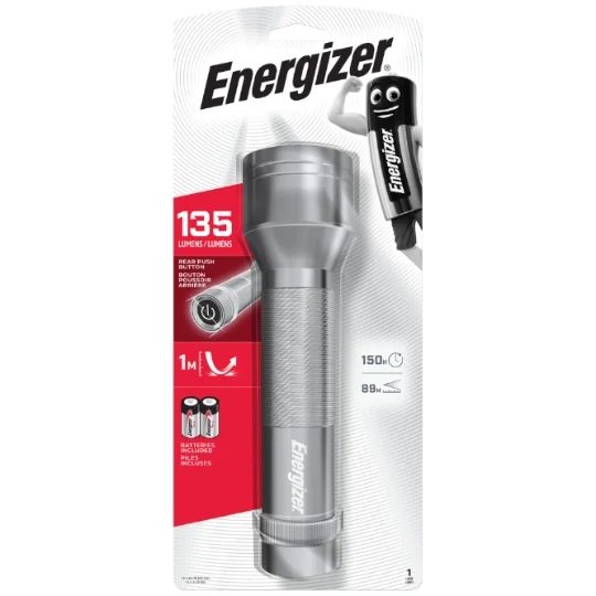Lampe torche LED métal Energizer 2D 150 lumens