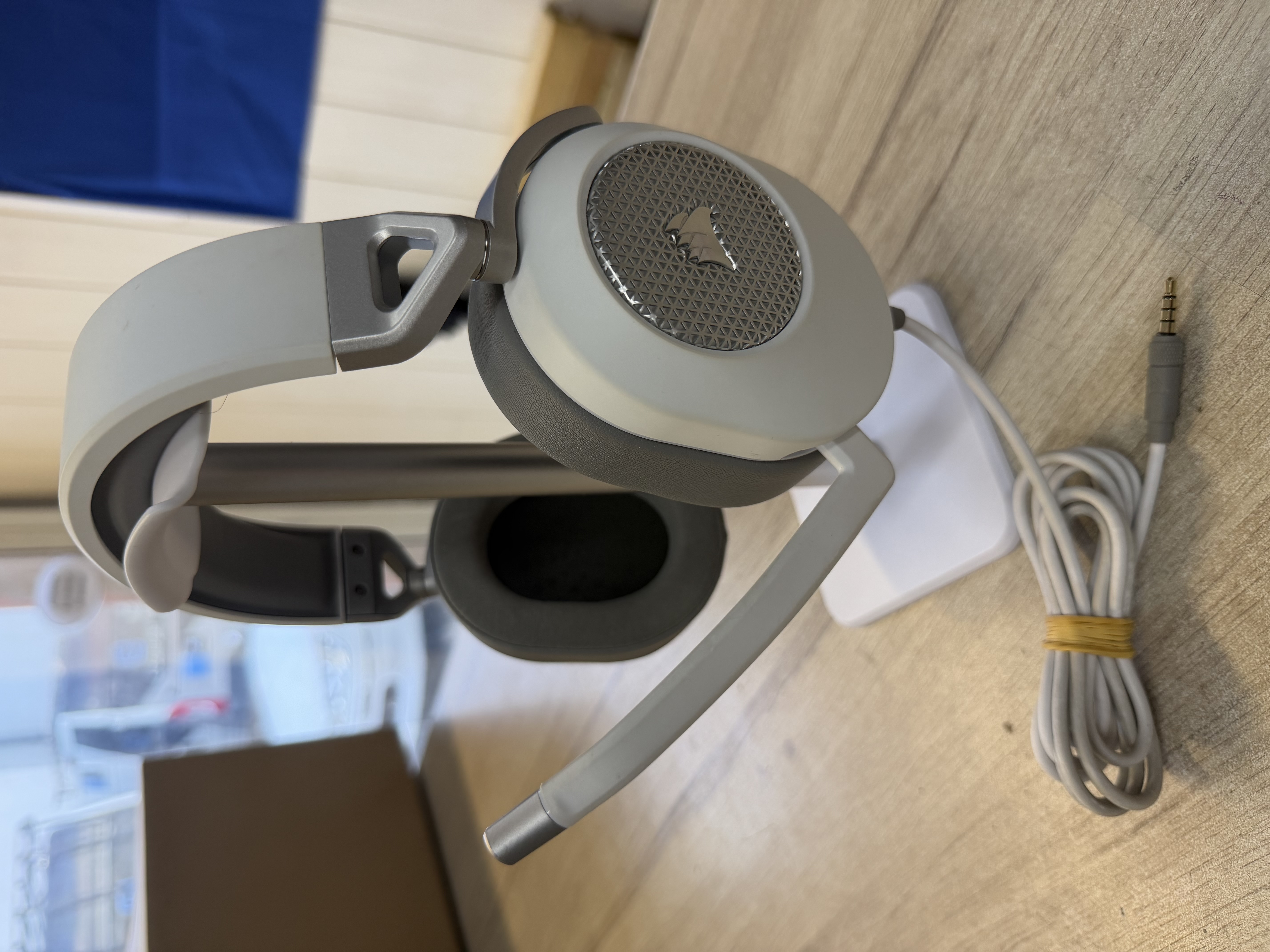 Casque gaming filaire Corsair HS55 Stereo blanc