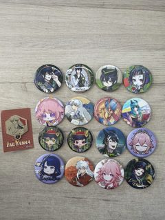 Lot de 17 pin's manga animé assortis