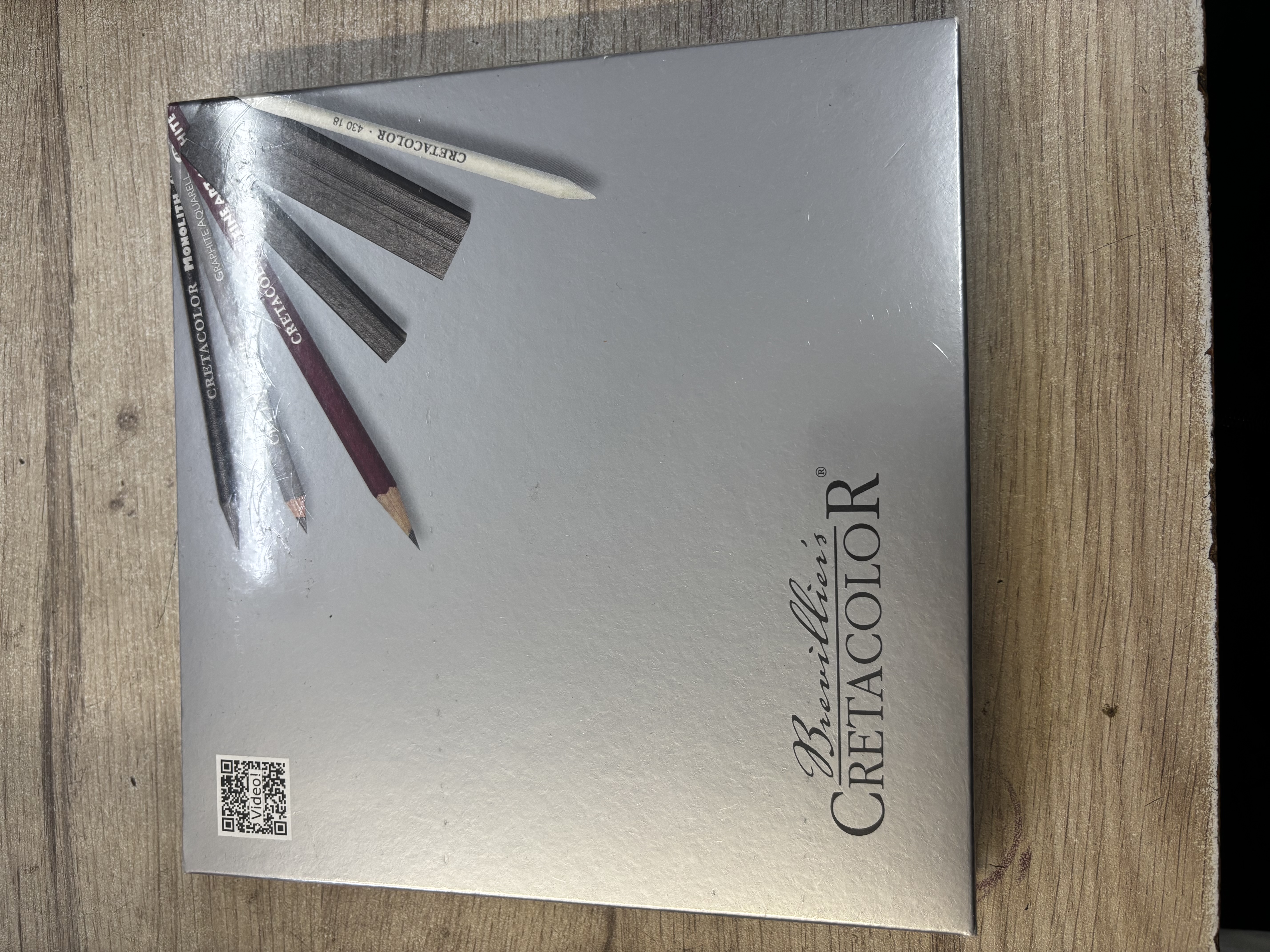 Cretacolor Silver Box coffret dessin graphite 17 pièces