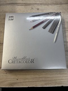 Cretacolor Silver Box coffret dessin graphite 17 pièces