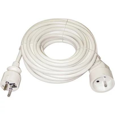 Rallonge électrique blanche de 10m