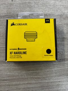 Corsair Hydro X Series XF Hardline Fitting 14 mm OD x4 Black