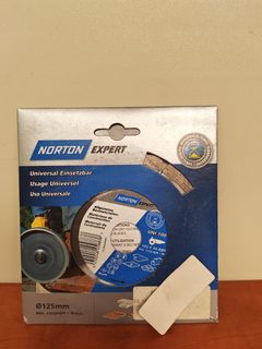 Norton Expert UNI 100 disque diamant universel 125 x 22,23 mm