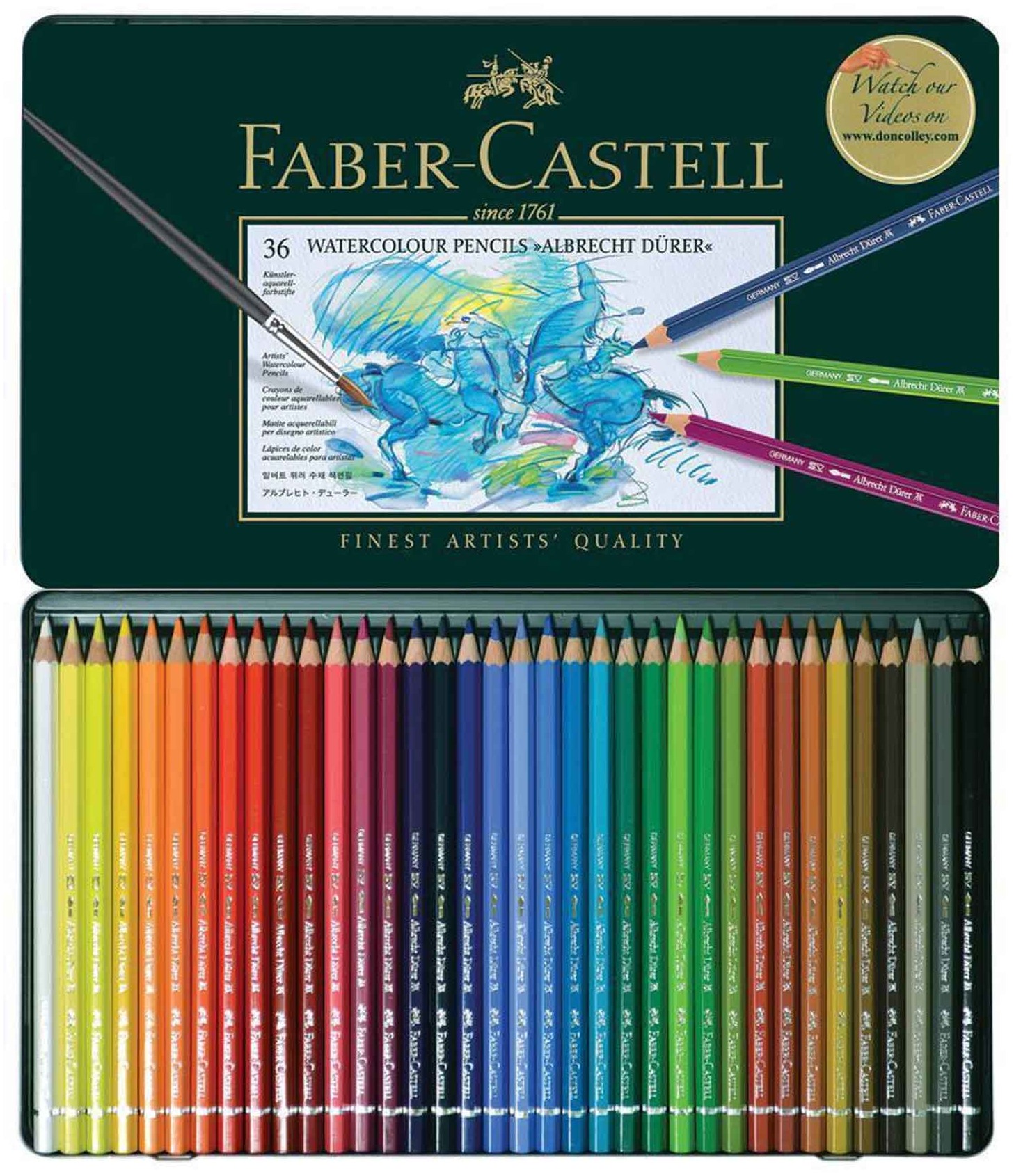 Faber-Castell Albrecht Dürer crayons aquarellables 36 couleurs