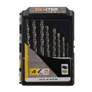 Dexter Pro coffret 8 forets béton 3 à 10 mm