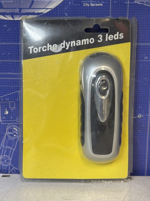 Torche dynamo 3 LEDs