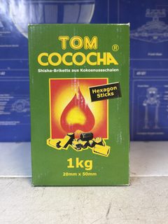 Tom Cococha Hexagon Sticks 1 kg charbon coco chicha