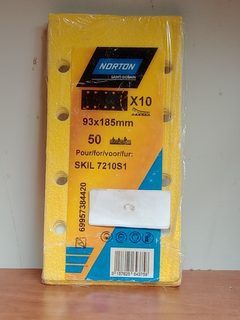 10 patins autogrippants SKIL 7210S1 93x185mm NORTON