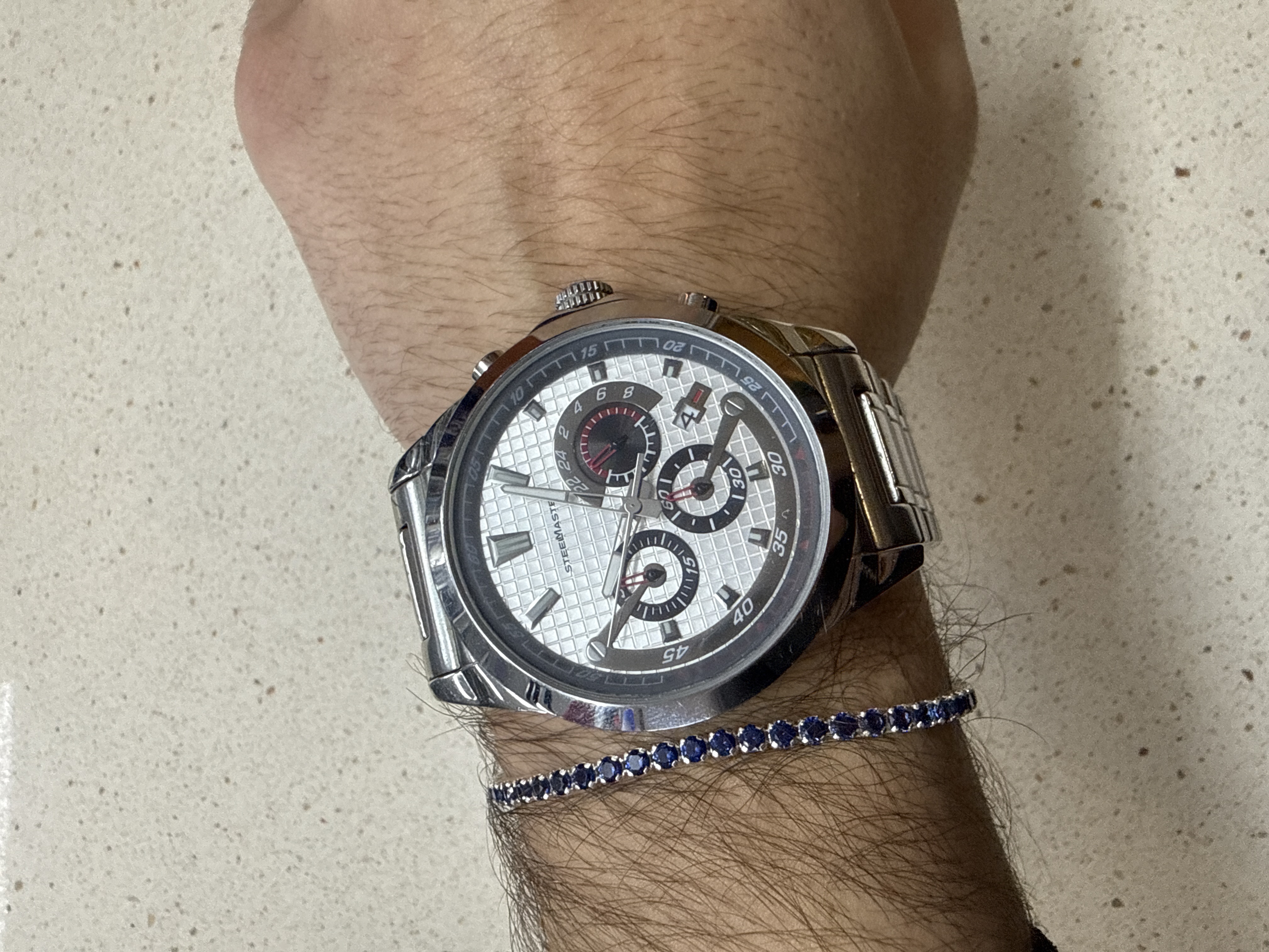 Montre Steelmaster CAP1103190 à bracelet métal argenté — photo 3