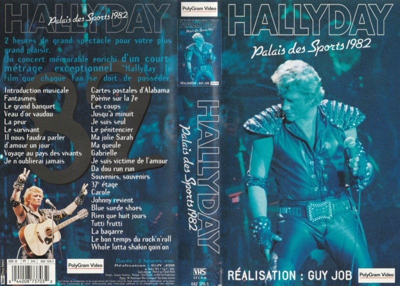 Johnny Hallyday Palais Des Sports 82