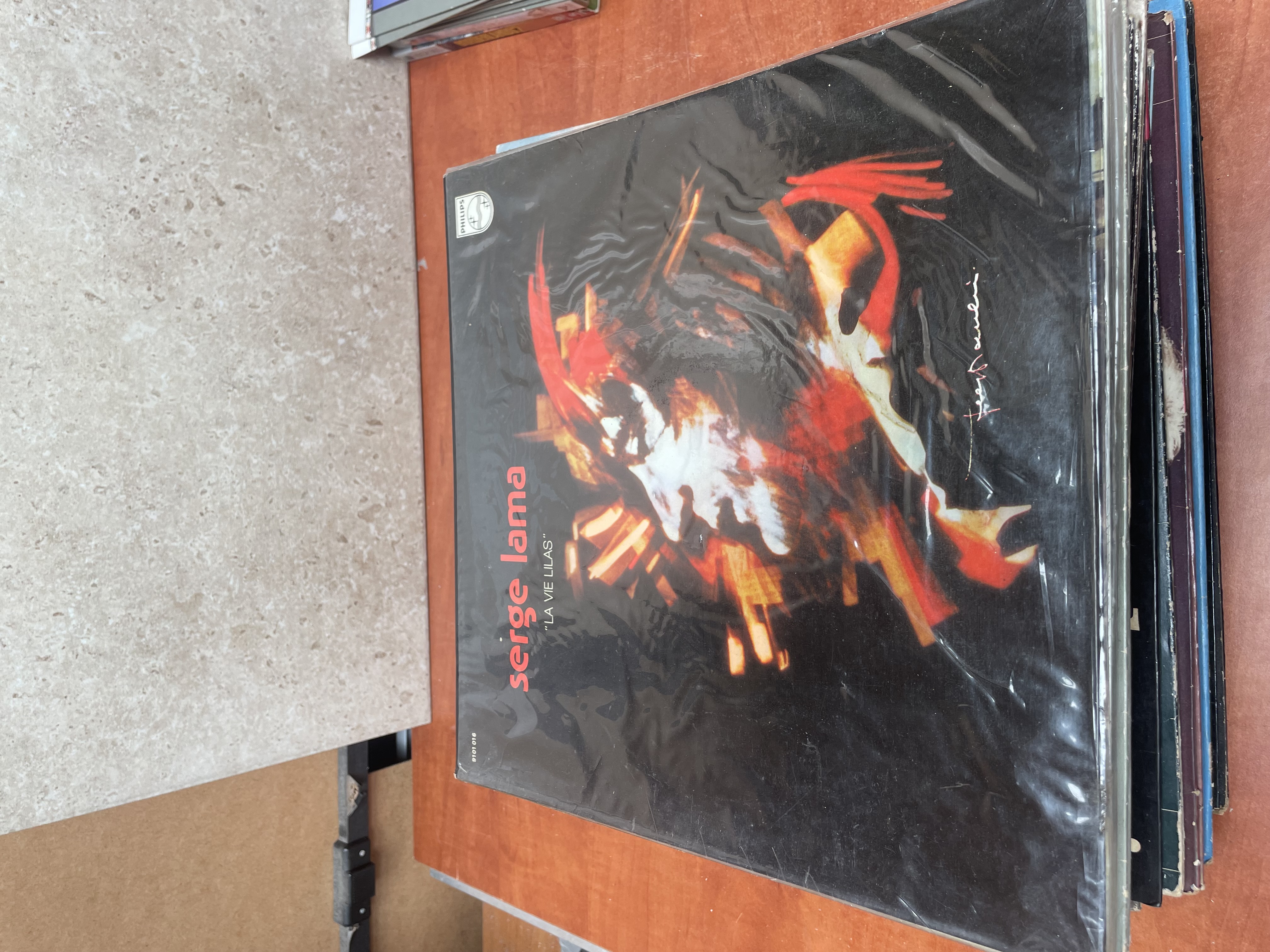 Vinyle Serge Lama La vie lilas