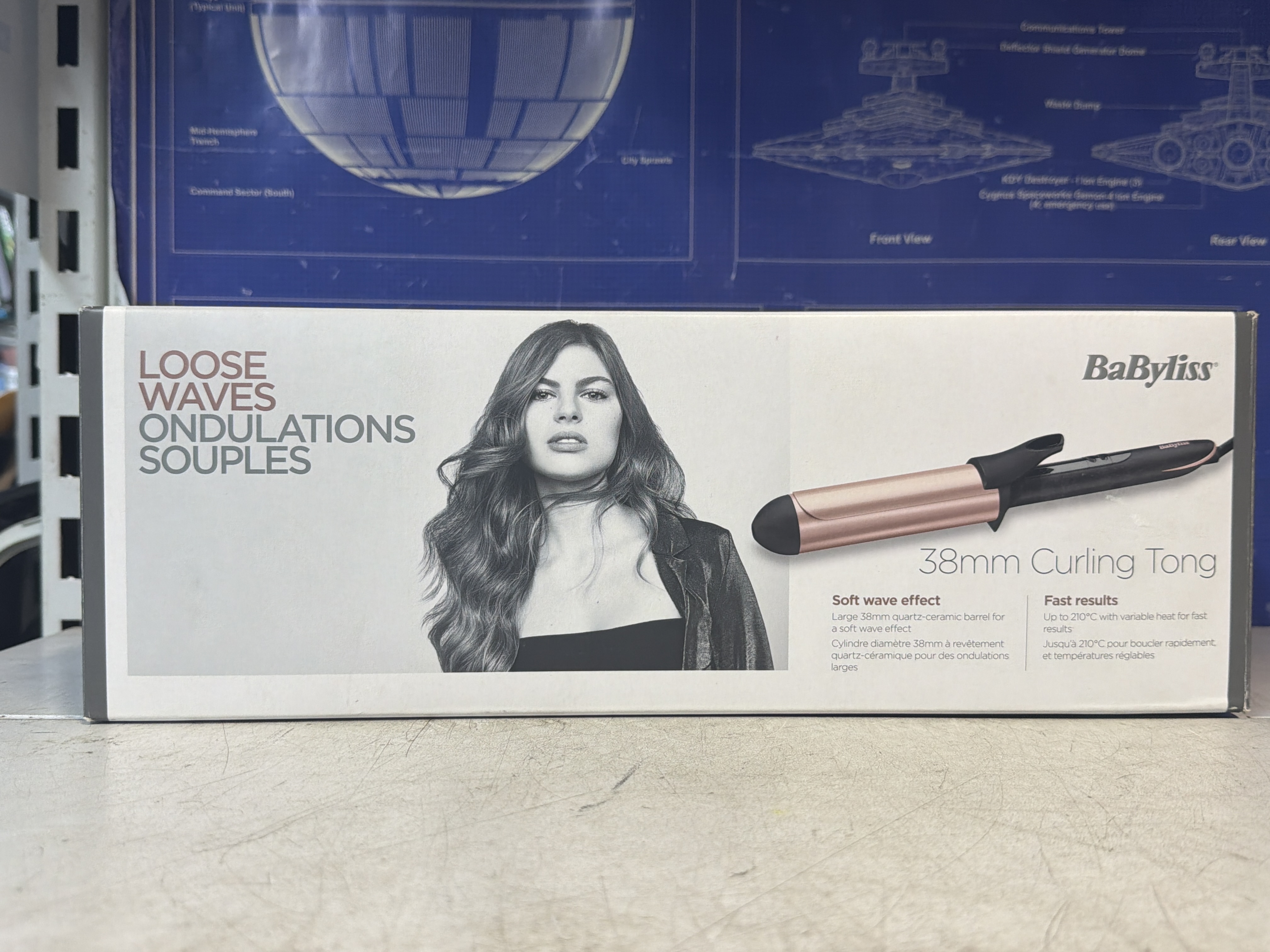 BaByliss C453E fer à boucler 38 mm