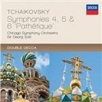 CD Tchaïkovski Symphonies n°4, 5 et 6 - Georg Solti