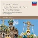 CD Tchaïkovski Symphonies n°4, 5 et 6 - Georg Solti