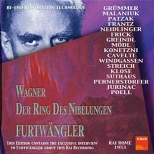 Wagner Der Ring des Nibelungen coffret CD Furtwängler